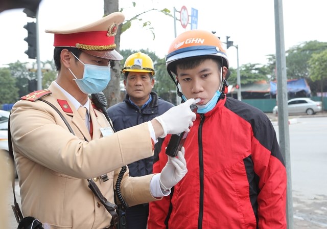 Công an Hà Nội tăng cường xử lý nồng độ cồn đối với người tham gia giao thông (20/8/2022)